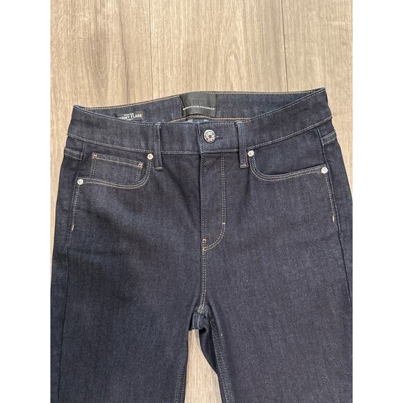 White House Black Market High Rise Skinny Flare Sculpt Size 2 - Picture 2 of 10